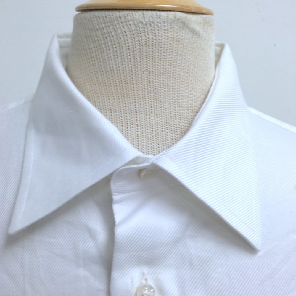 ASTER white dress shirt.Italy cotton 19.5 french cuffs